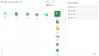 Workflow Designer Webinterface Items