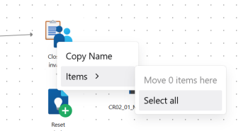 Workflow Designer Webinterface Items