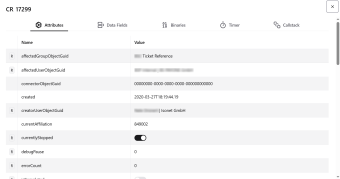 Workflow Designer Webinterface Items
