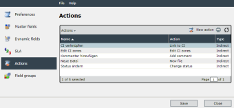 ci actions link ci