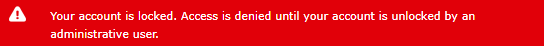 446 user expired login message