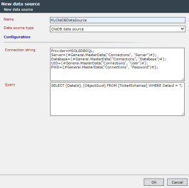 ticket schema data source type oledb